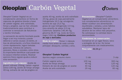 Oleoplan Carbón Vegetal 60 Cápsulas-2