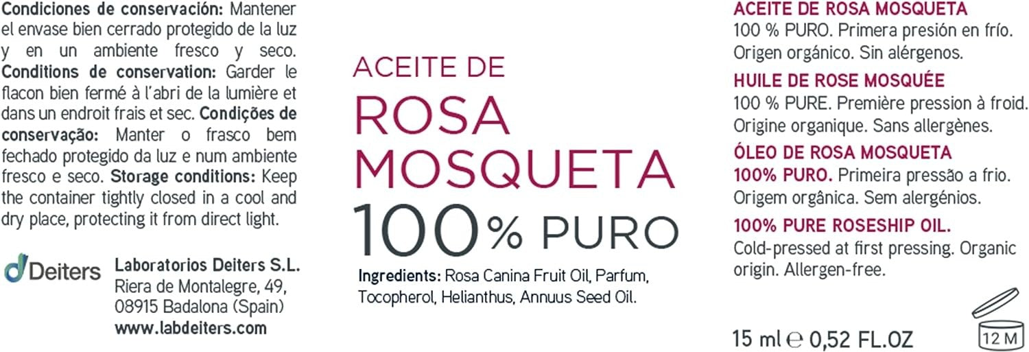 Deiters Aceite Rosa Mosqueta 100% Puro 15ml-2