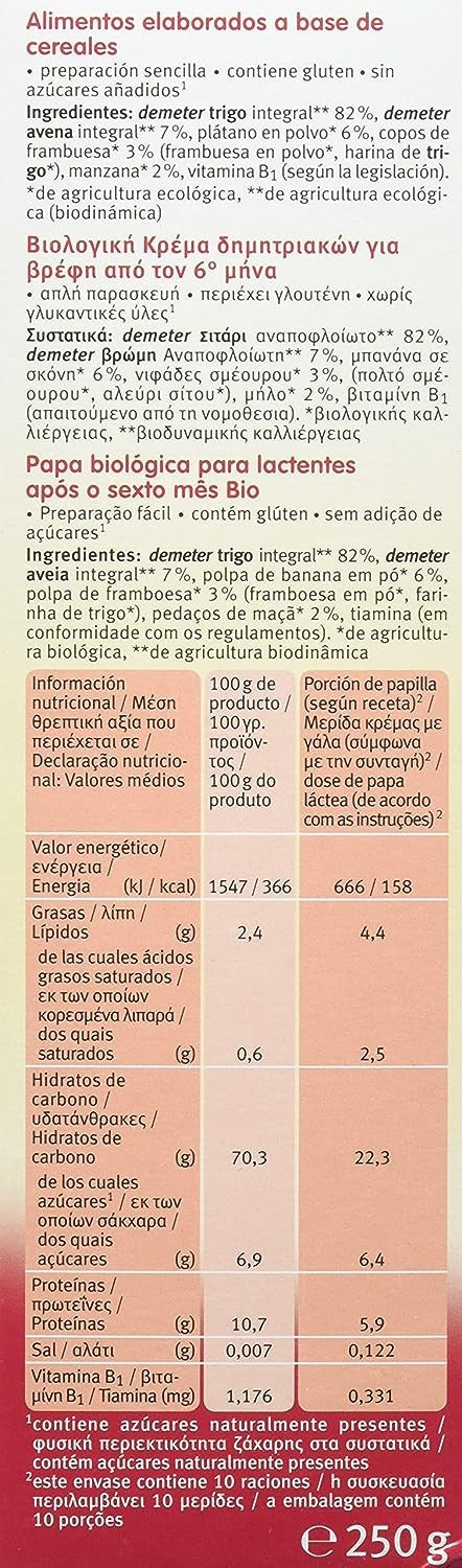 Holle Papilla De Muesli +6 Meses 250g-4