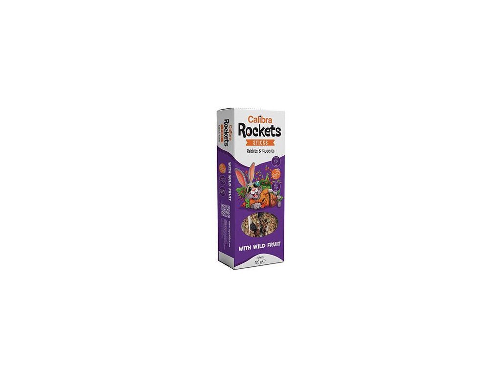 Calibra Rockets Sticks for Rabbits - Wild Fruit 120g – farma2go