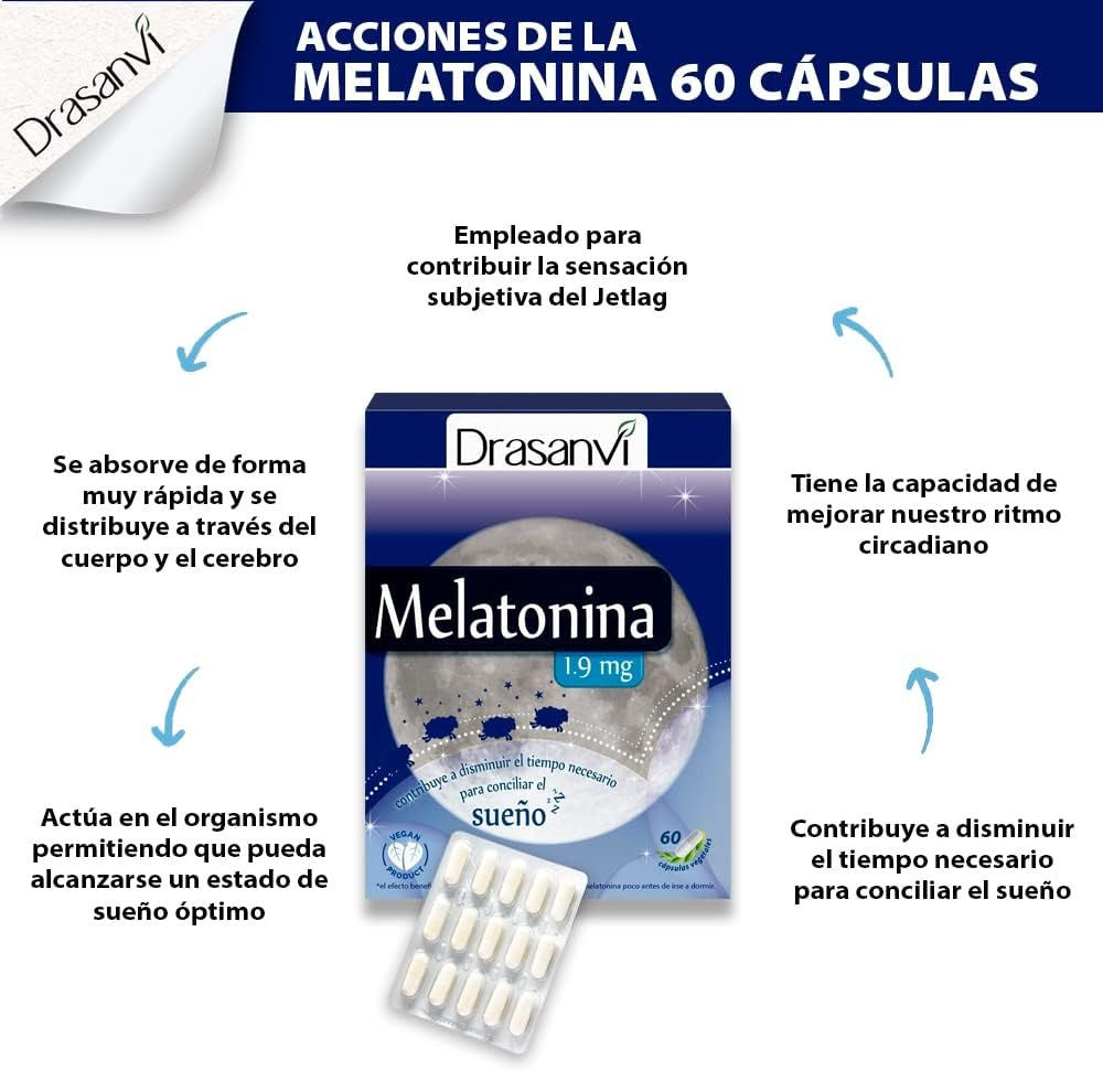 Drasanvi Melatonina 60 Caps X 1-3