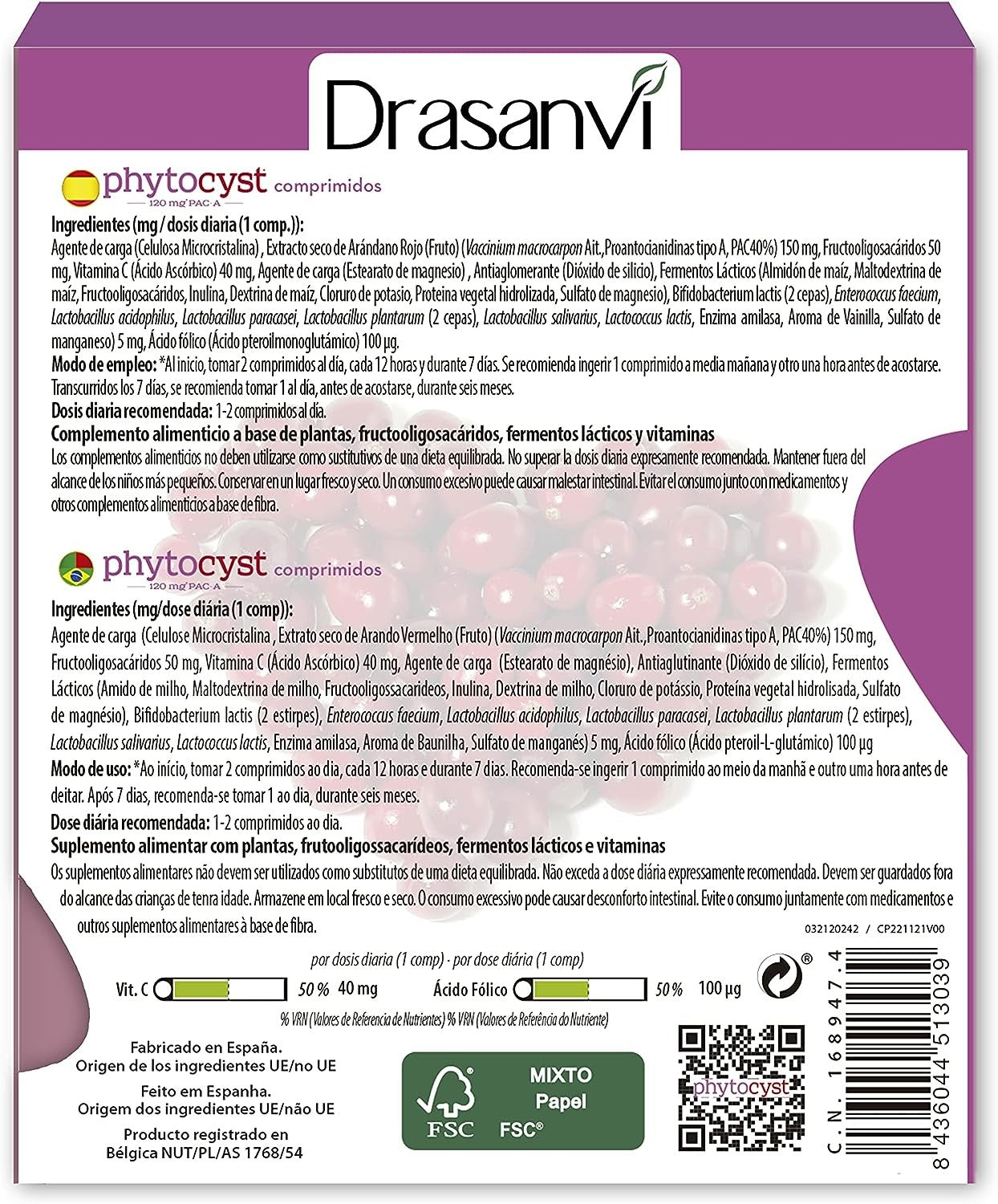 Drasanvi Phytocyst 30 Comprimidos-2