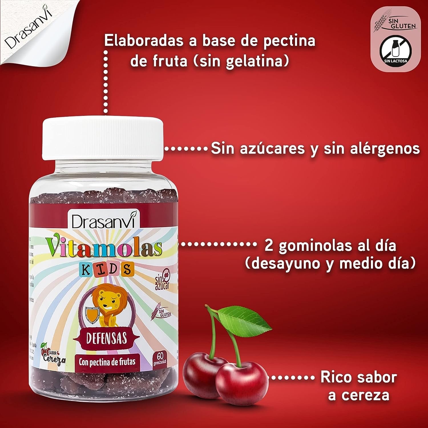 Drasanvi Vitamolas Defensas Niño 60 Gominolas-3