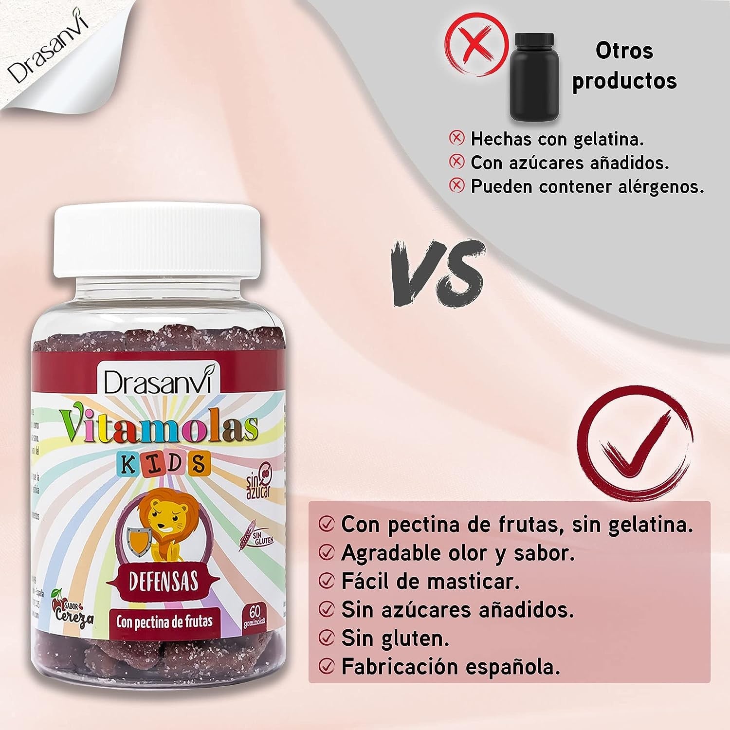 Drasanvi Vitamolas Defensas Niño 60 Gominolas-4
