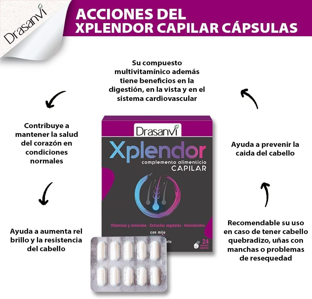 Drasanvi Xplendor Capilar 24 Cápsulas-4