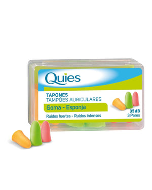 Quies Tapon Goma Quies Colores 6 unidades-1