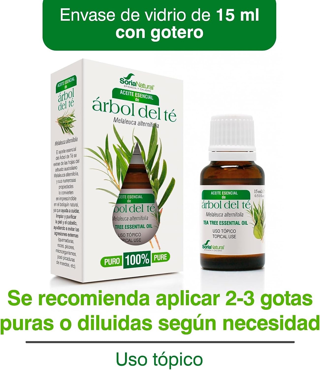 Soria Natural Aceite De Árbol Del Té 15 ml-5
