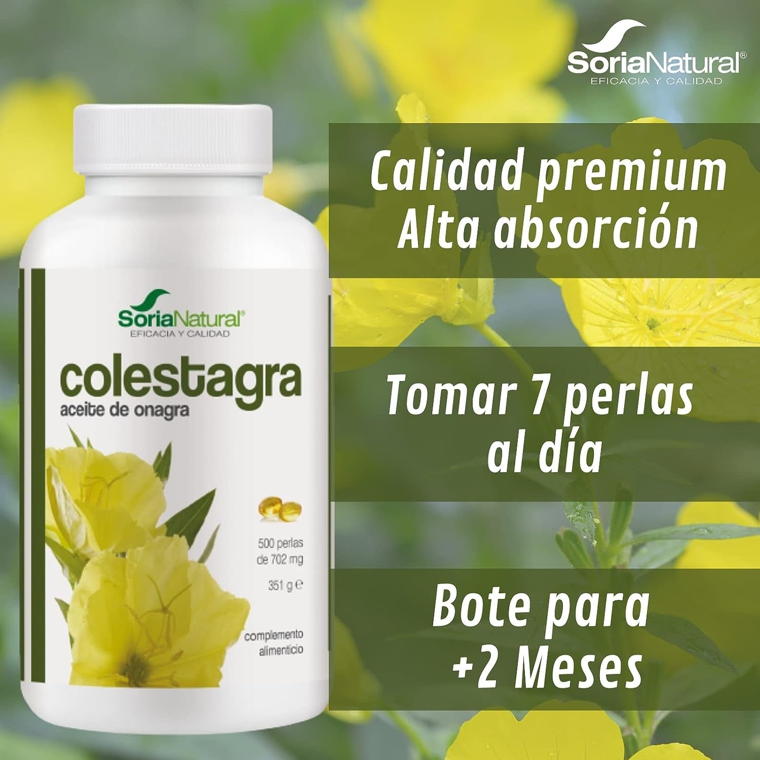 Soria Natural Colestagra 515 mg 500 Perlas-5