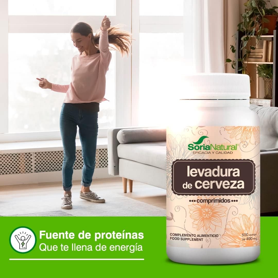 Soria Natural Levadura Cerveza 500 Comprimidos-3