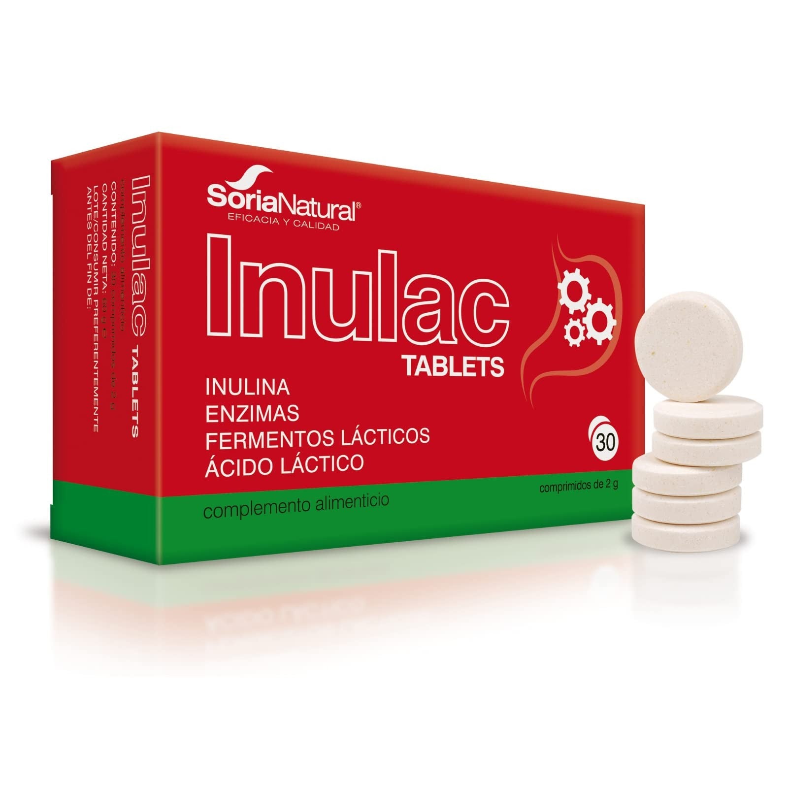 Soria Natural Inulac Tabletas 30 Tabletas-1