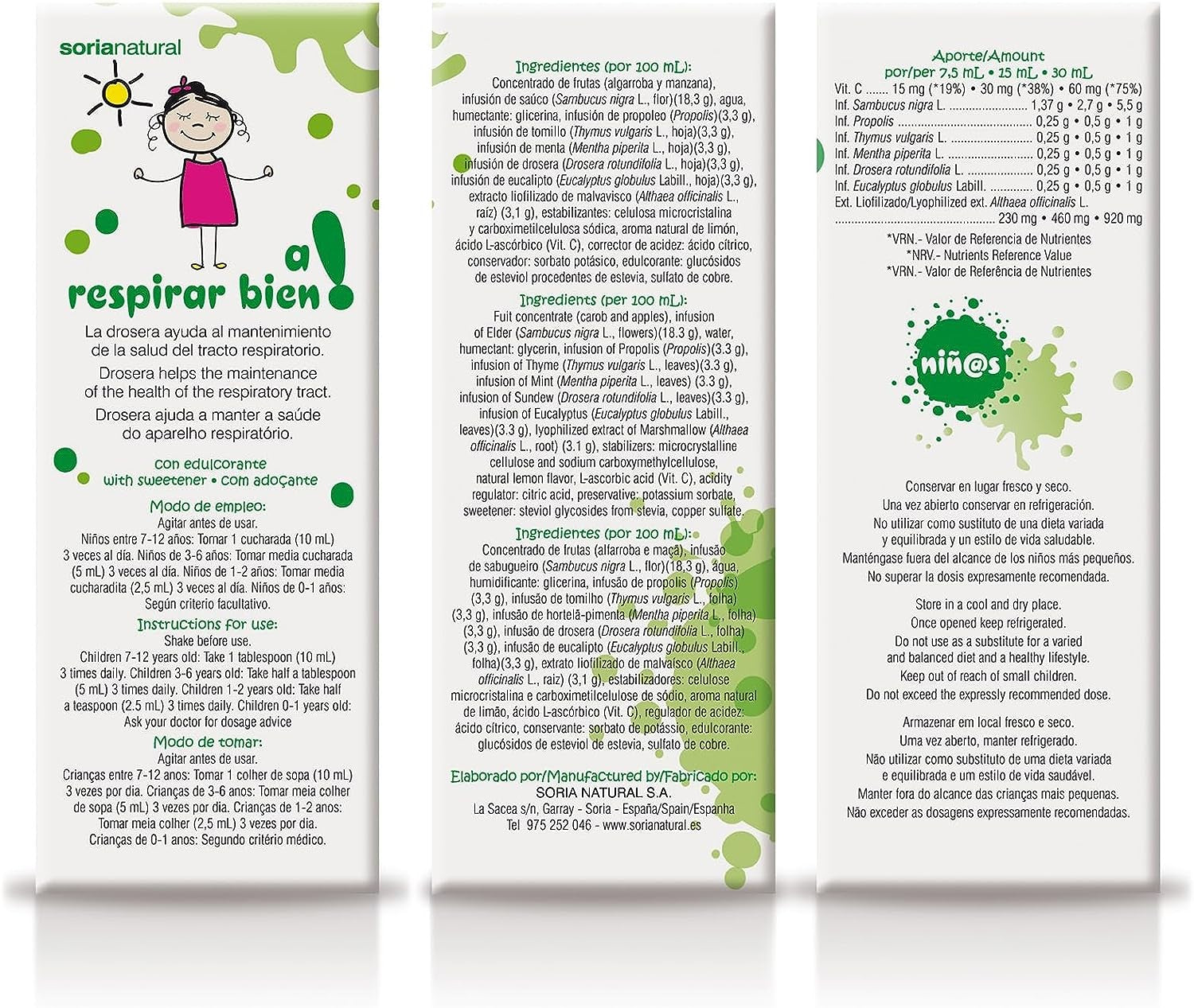 Soria Natural Jarabe Infantil A Respirar Bien 150 ml-7
