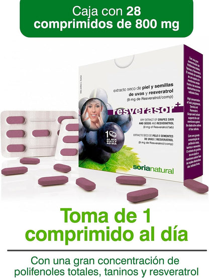 Soria Natural Resverasor Plus 134 Mg 28 Comprimidos-5
