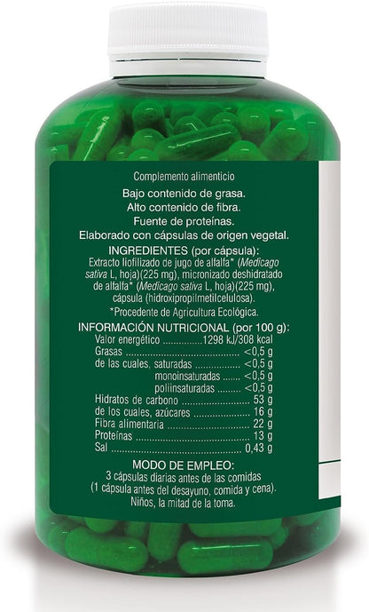 Soria Natural Verde Alfalfa 630 Mg 240 Cápsulas-7