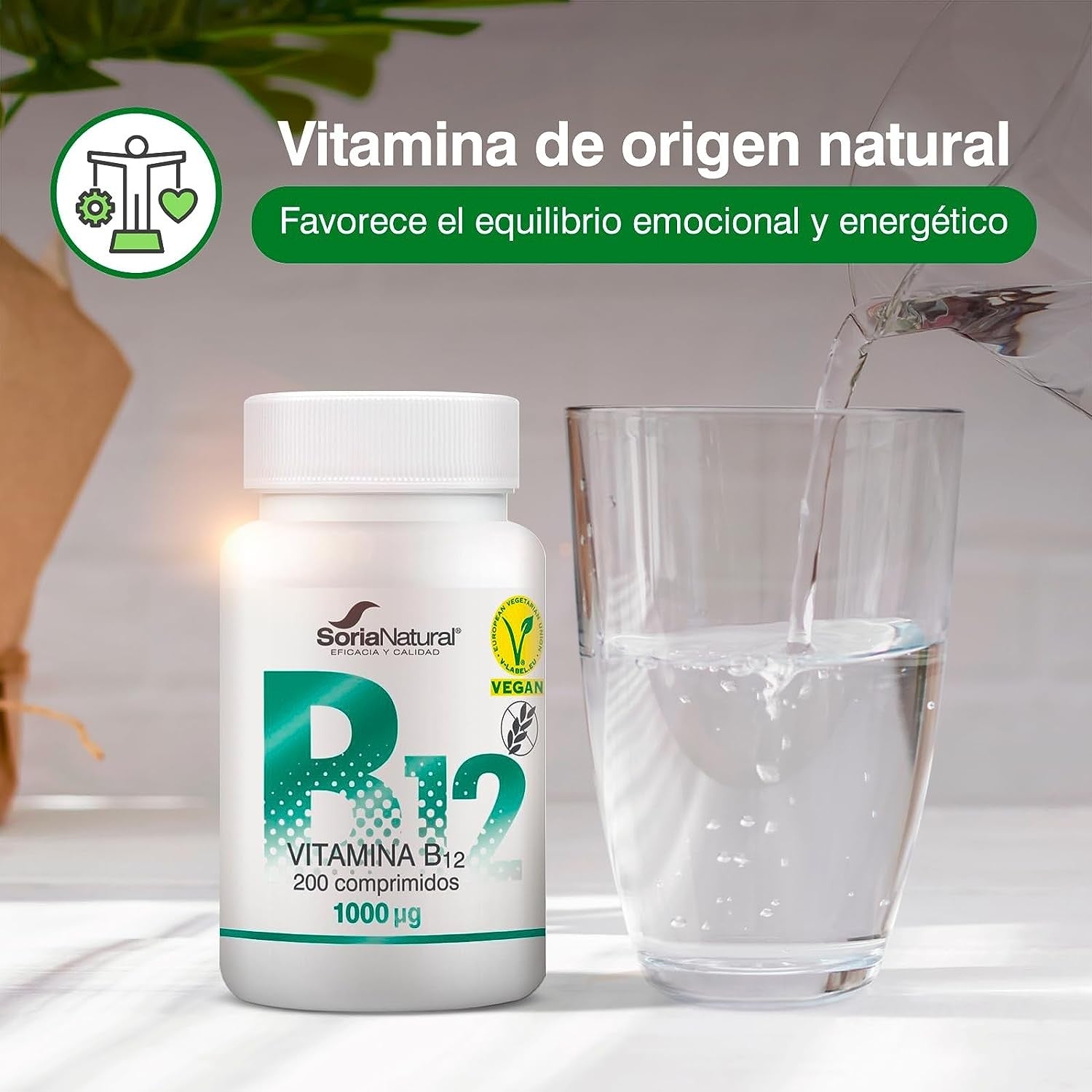 Soria Natural Vitamina B12 250 mg x 200 Comprimidos-2