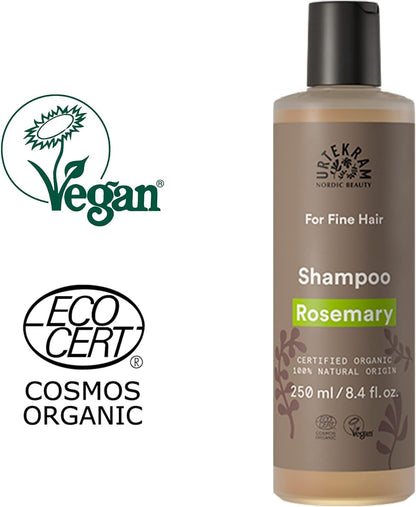 Urtekram Champú Romero Cabello Fino 250 ml-2