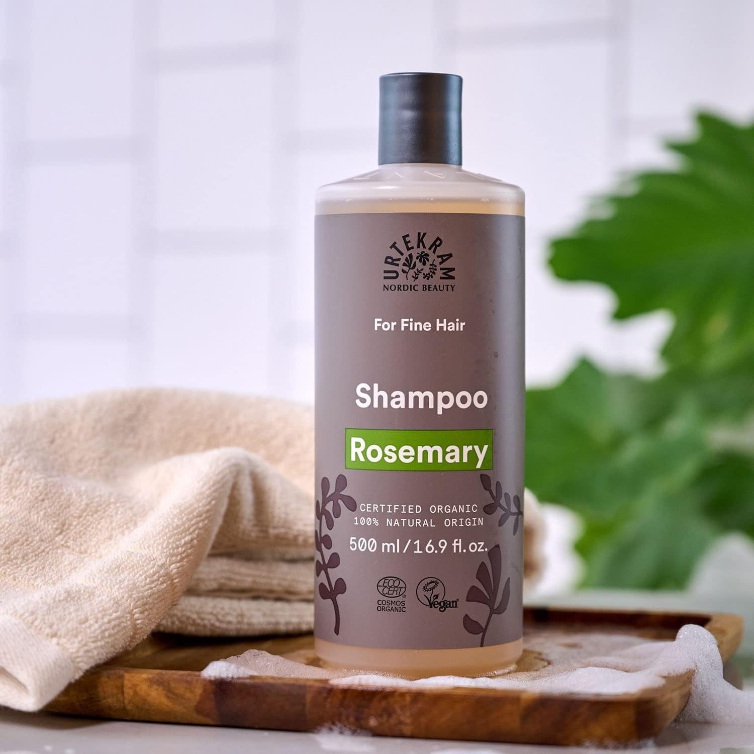 Urtekram Champú Romero Cabello Fino 500 ml-3