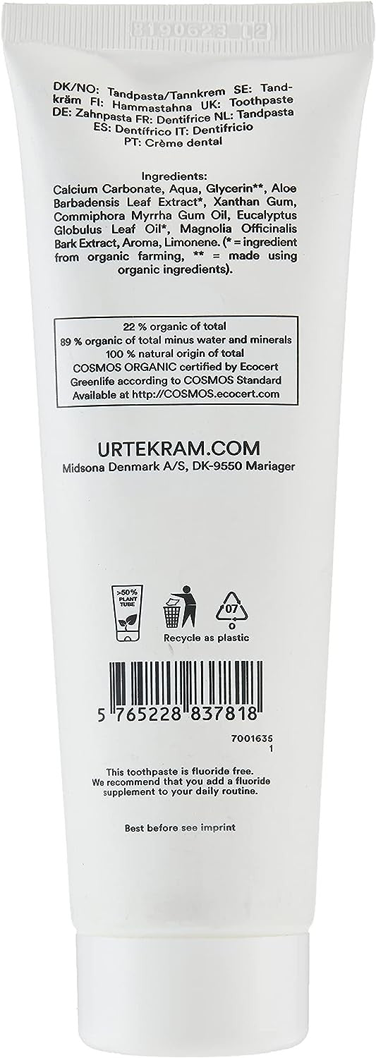 Urtekram Dentifrico Eucaliptus 75 ml-2