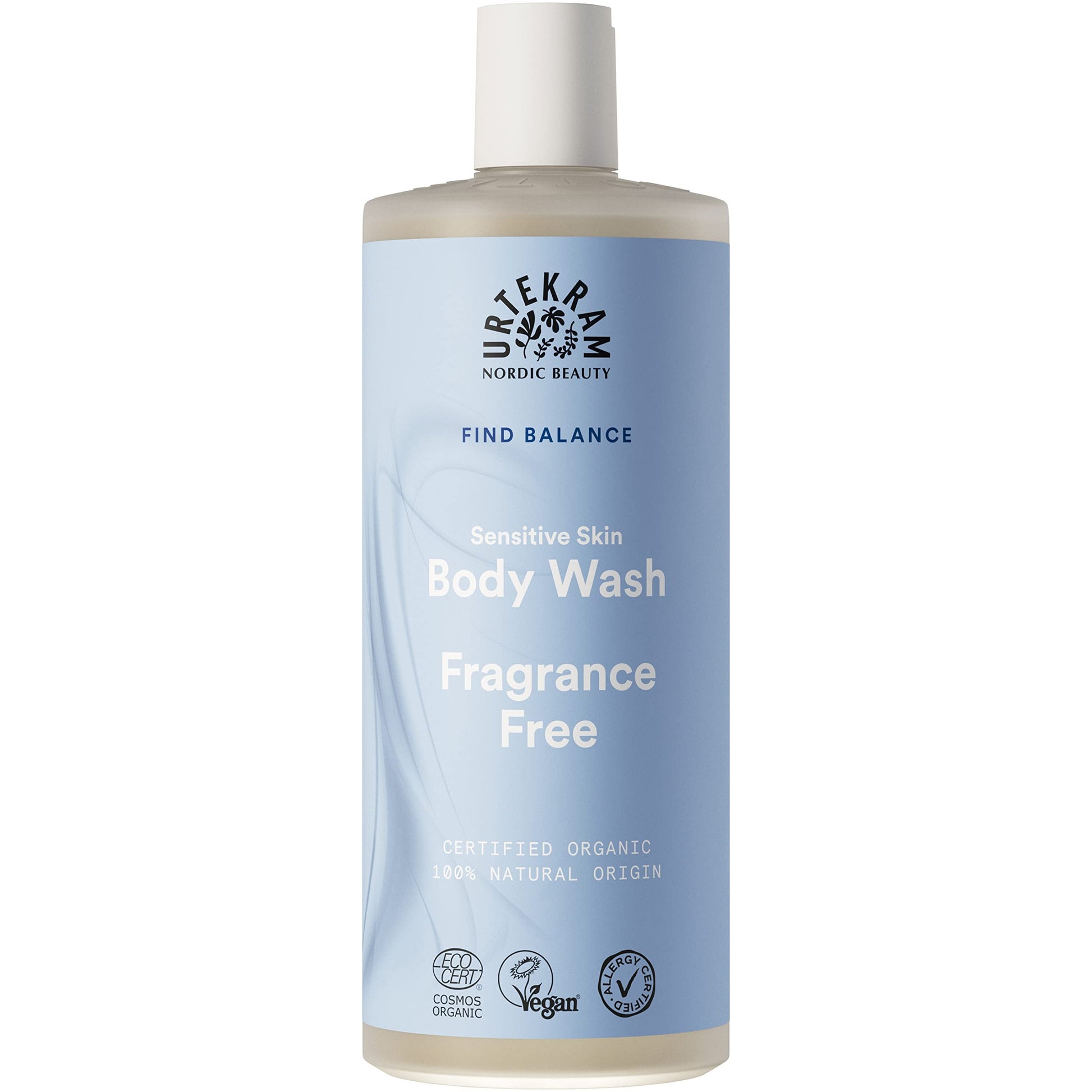 Urtekram Gel Baño Fragrance Free 500ml-1