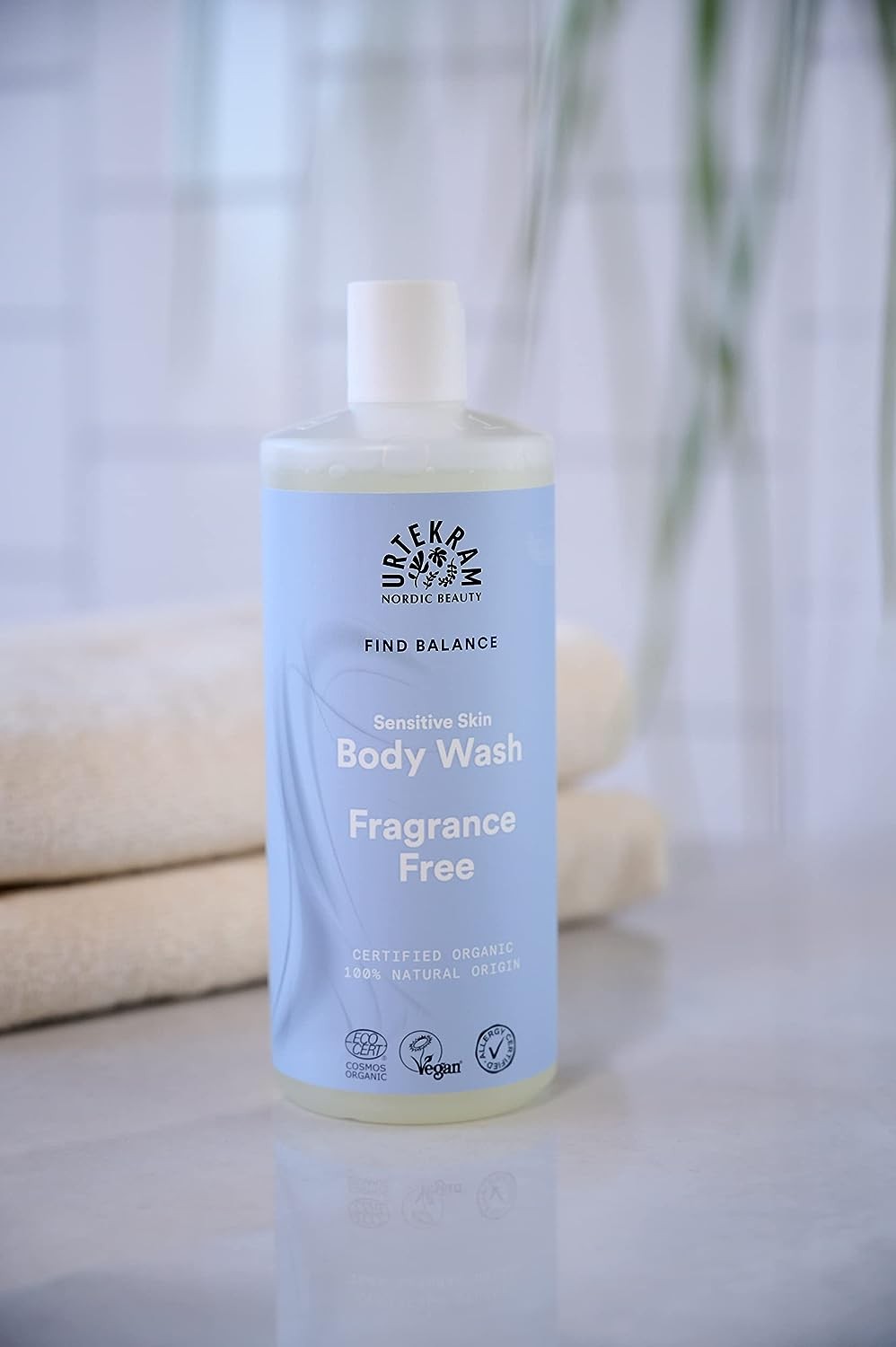 Urtekram Gel Baño Fragrance Free 500ml-2
