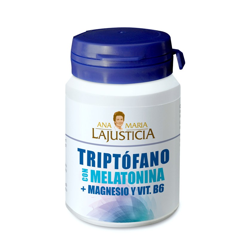 Triptófano melatonina + Magnesio + Vit. B6 LAJUSTICIA 60comp-1