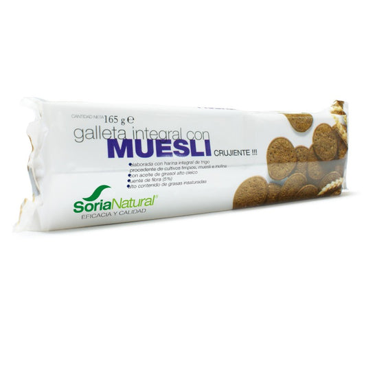 Soria Natural Galleta Integral Con Muesli 165g-1