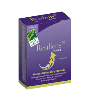 100% Natural Resiliens Vitalidad. 60 Cápsulas-1