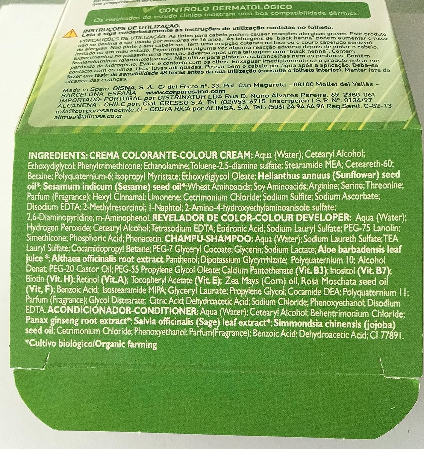 Corpore Sano Tinte Permanente 5 Castaño Claro 140 ml-2