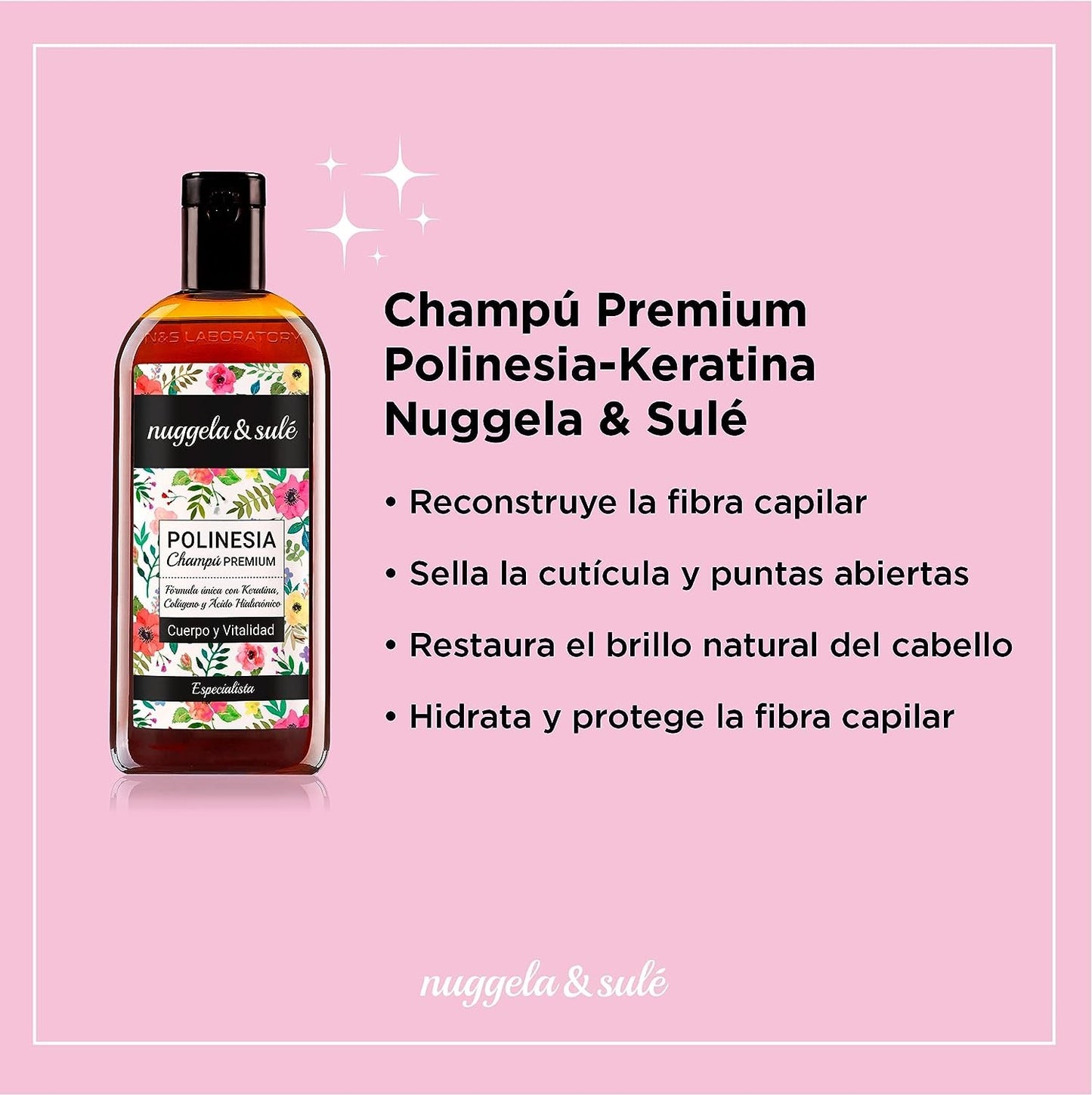 Nuggela & Sulé Champú Polinesia Keratina 250ml-2