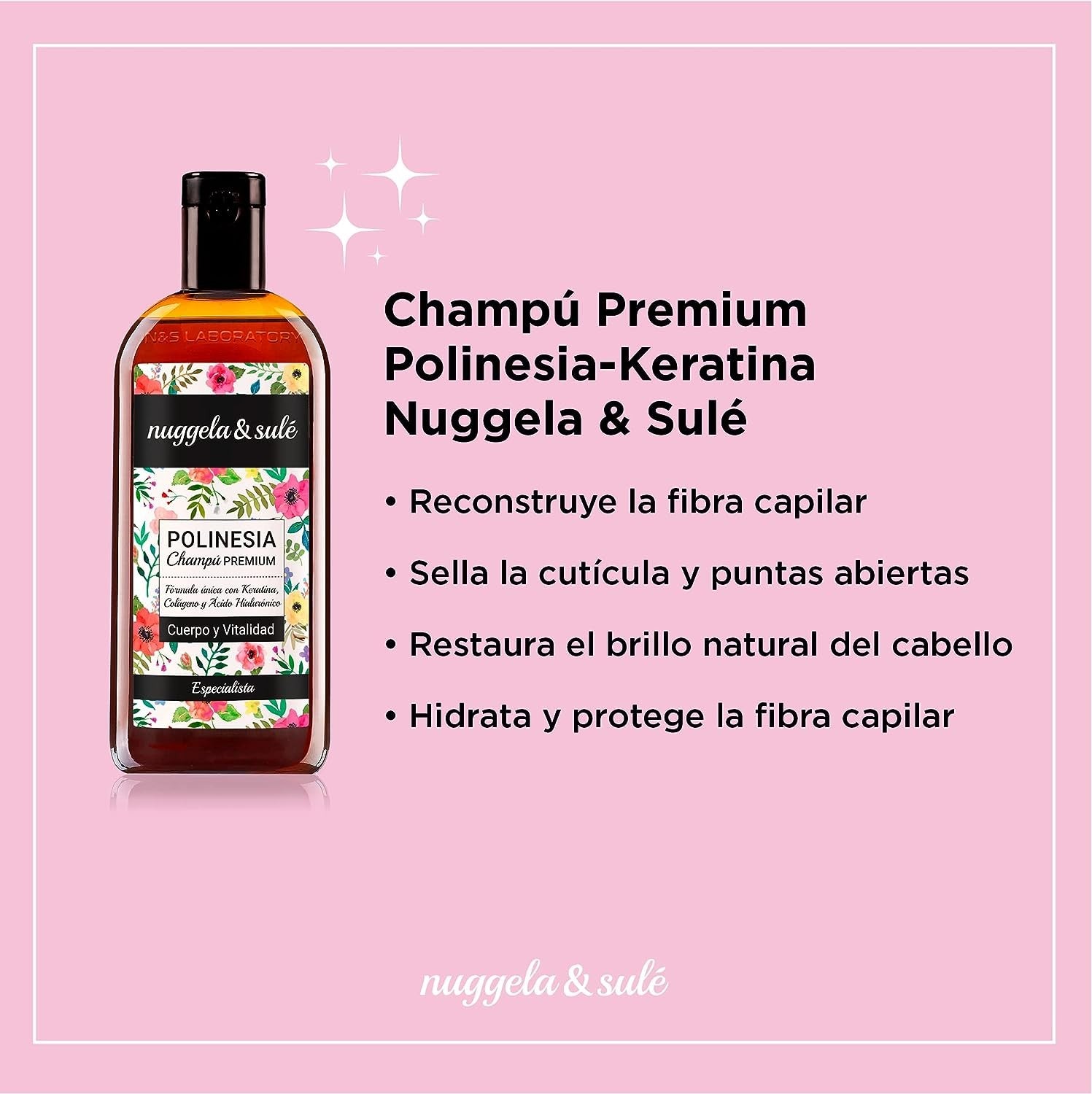 Nuggela & Sulé Champú Polinesia Keratina 250ml-2