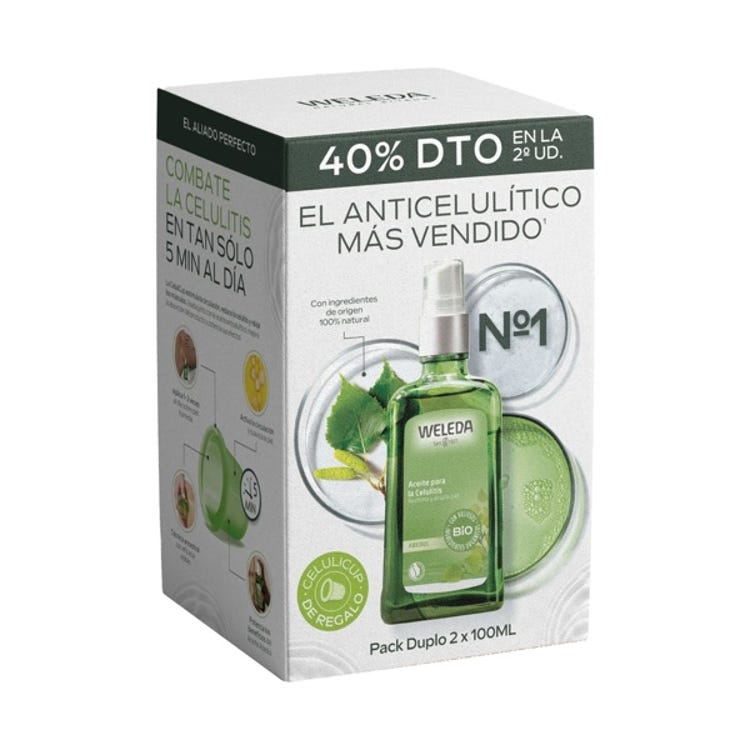 WELEDA Tratamiento Anticelulítico de Abedul 2x100ml (2ªud 40%)