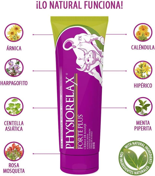 Physiorelax Forte Plus Crème de Massage Sportif 75ML