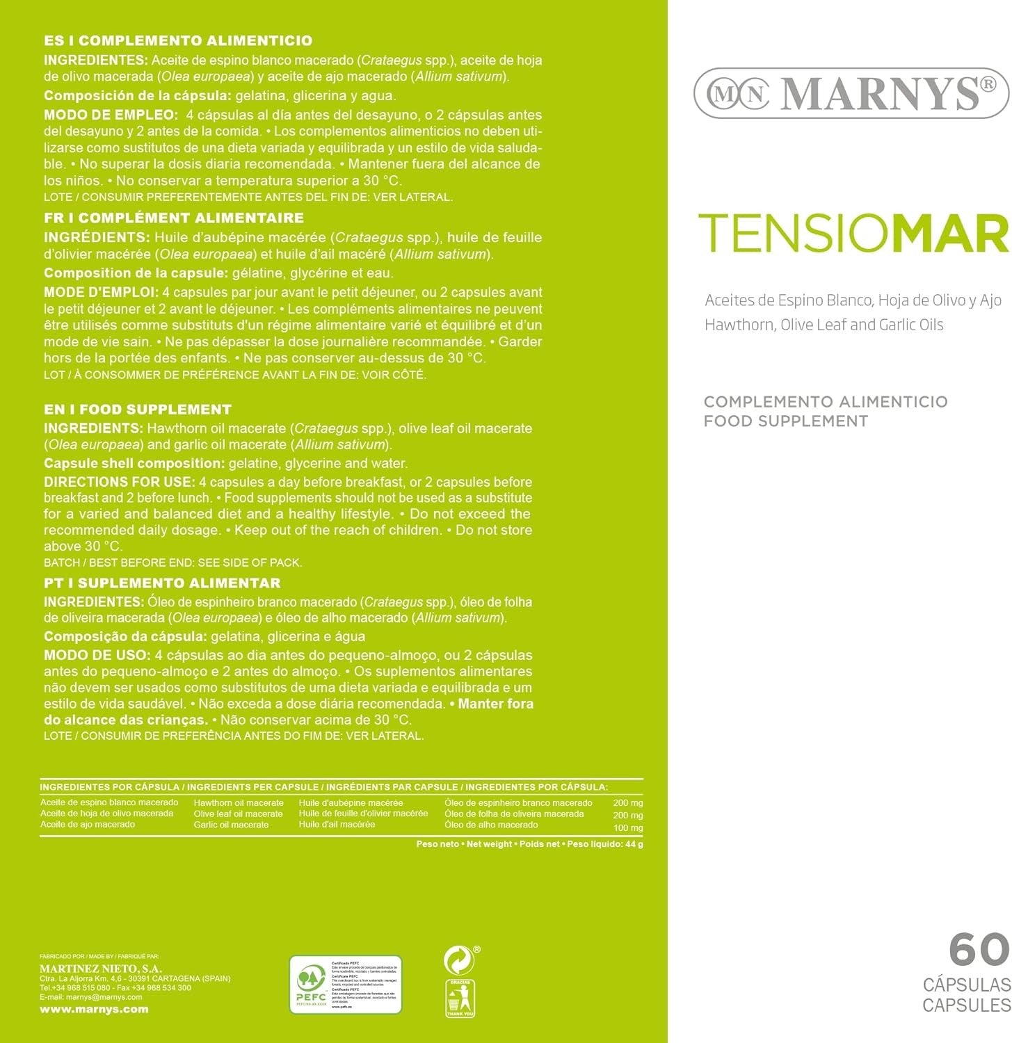 Marnys Tensiomar 60 Perlas 500mg-4
