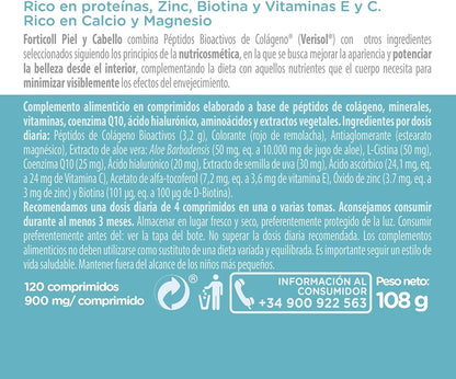 Naturgreen Forticoll Colageno Bioactivo Piel Y Cabello 120 Comprimidos-6