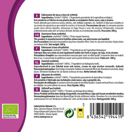 Naturgreen Eritritol Bio 500g-6