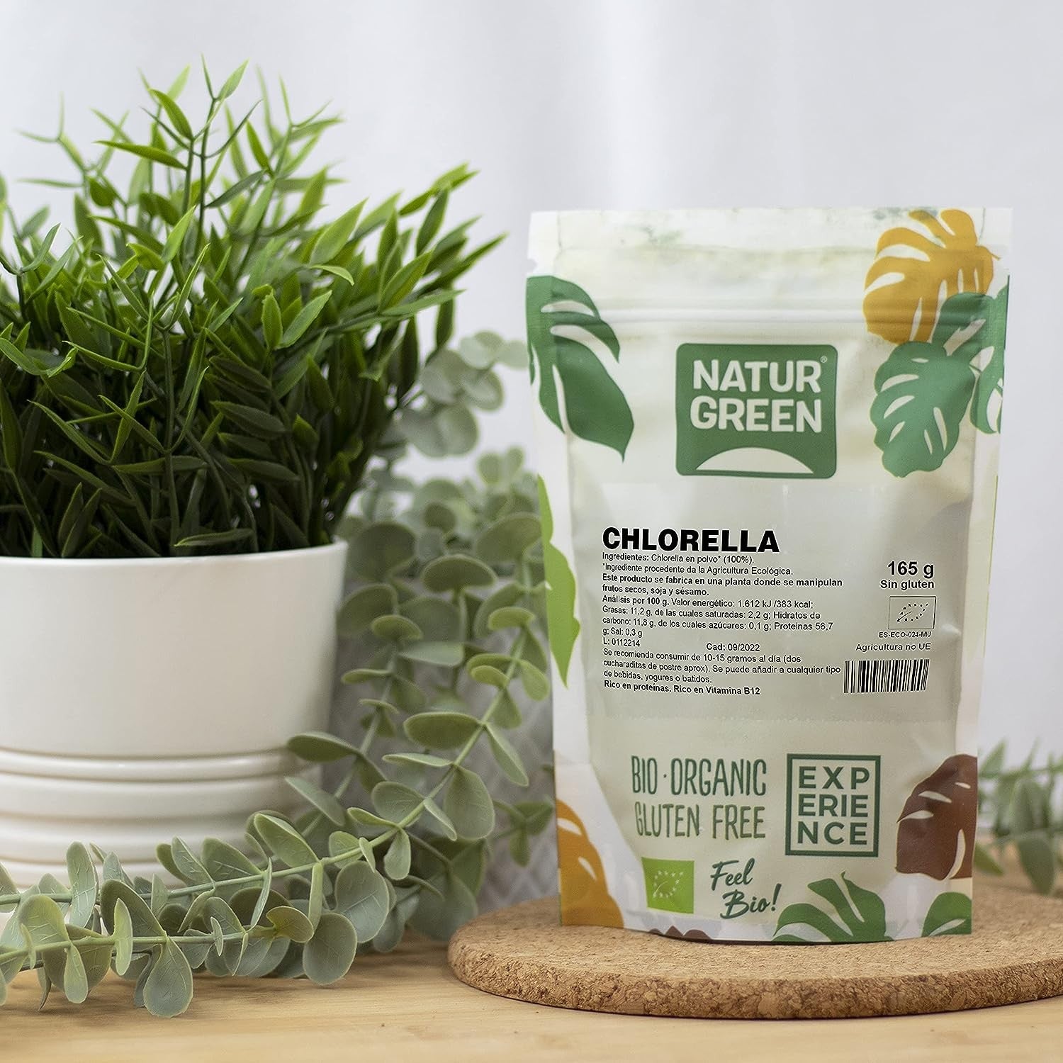 Naturgreen Experience Chlorella Doypack Bio 165g-6