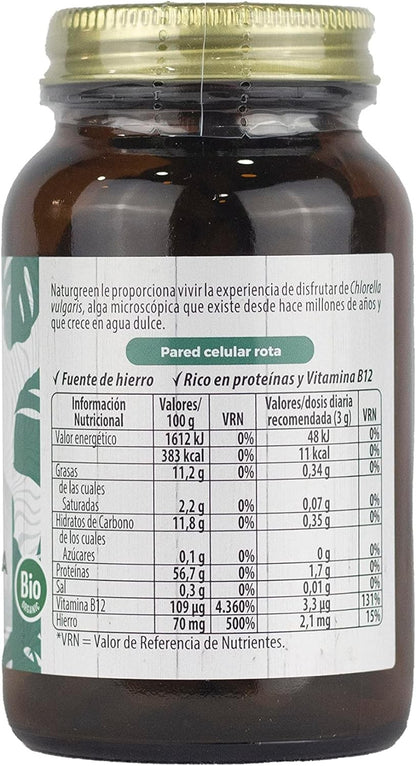 Naturgreen Vita Superlife Chlorella 180 Comprimidos-2