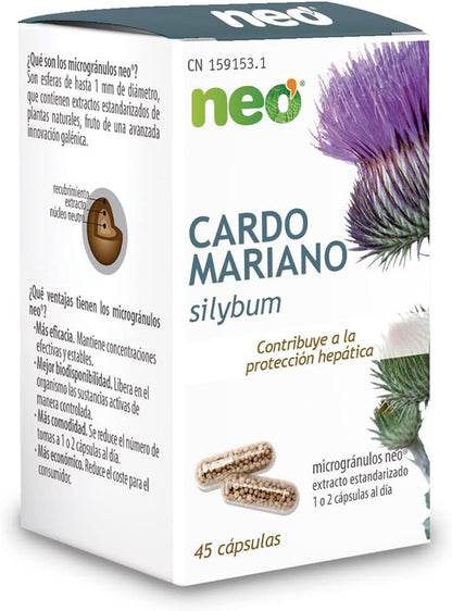 Neo Fitogranulos Cardo Mariano 45 Cápsulas-2
