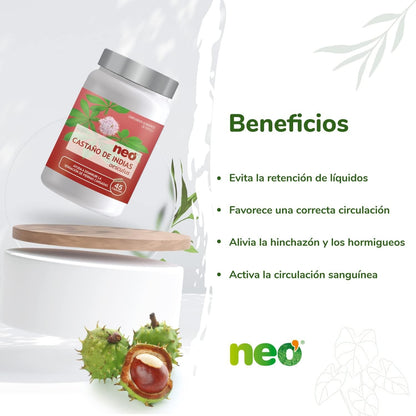 Neo Fitogranulos Castaño De Indias 45 Cápsulas-3