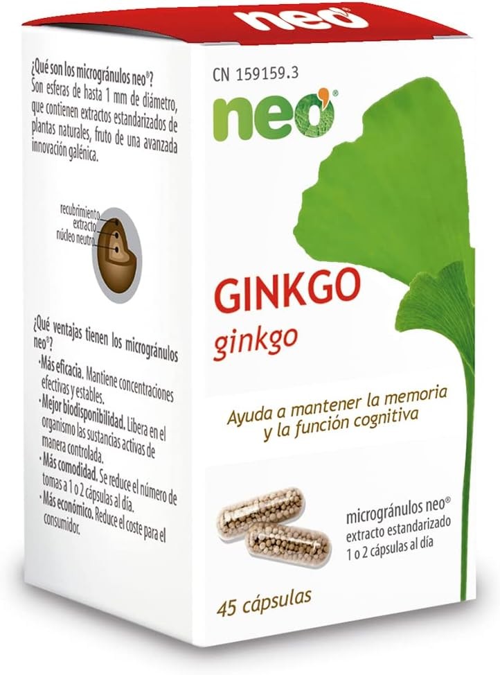 Neo Fitogranulos Ginkgo Biloba 45 Cápsulas-2