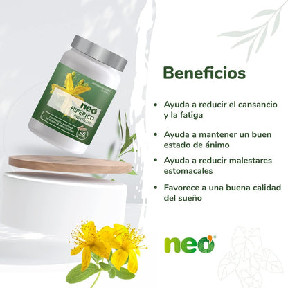 Neo Fitogranulos Hiperico 45 Cápsulas-3