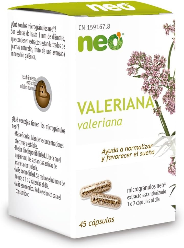 Neo Fitogranulos Valeriana 45 Cápsulas-2