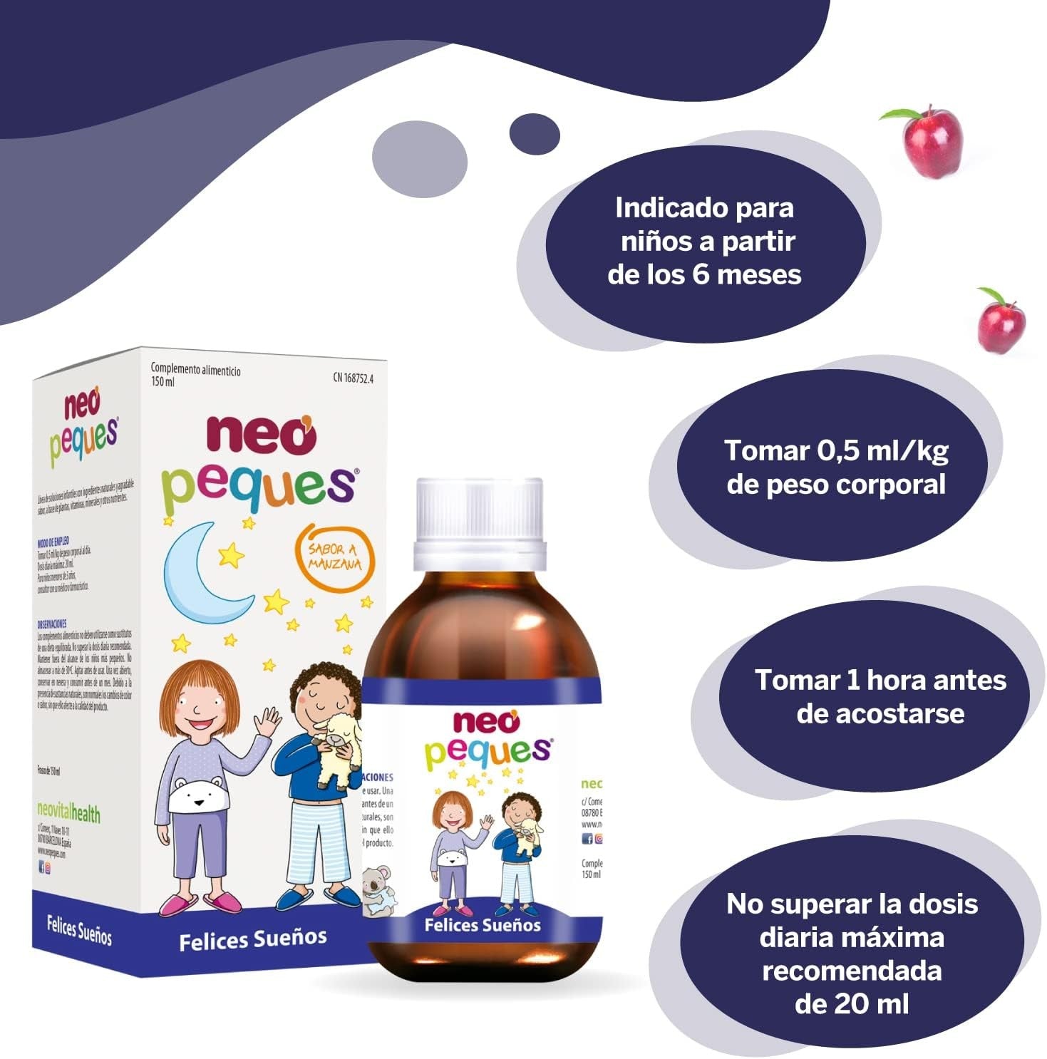 Neo Peques Felices Sueños Melocotón150 ml-6