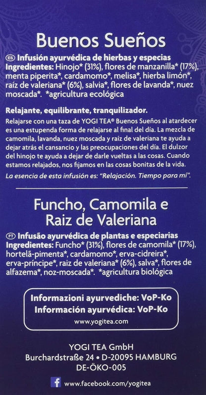 Yogi Tea Buenos Sueños 17 Bolsitas-4