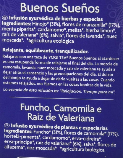 Yogi Tea Buenos Sueños 17 Bolsitas-6