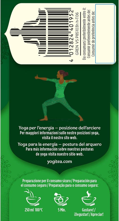 Yogi Tea Energía Té Verde 17 Bolsitas-2
