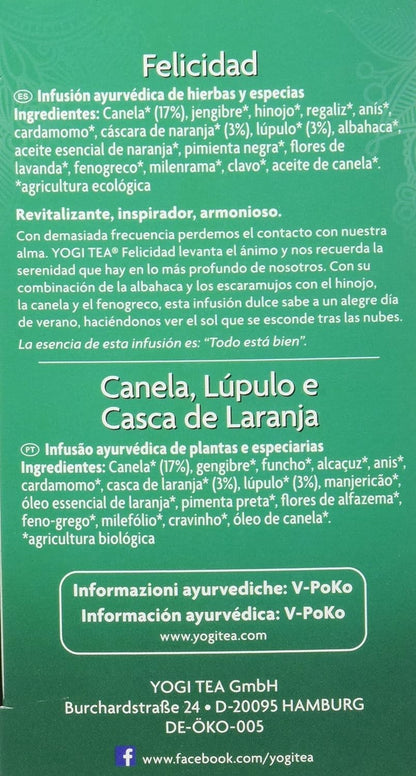 Yogi Tea Felicidad 17 Bolsitas-4