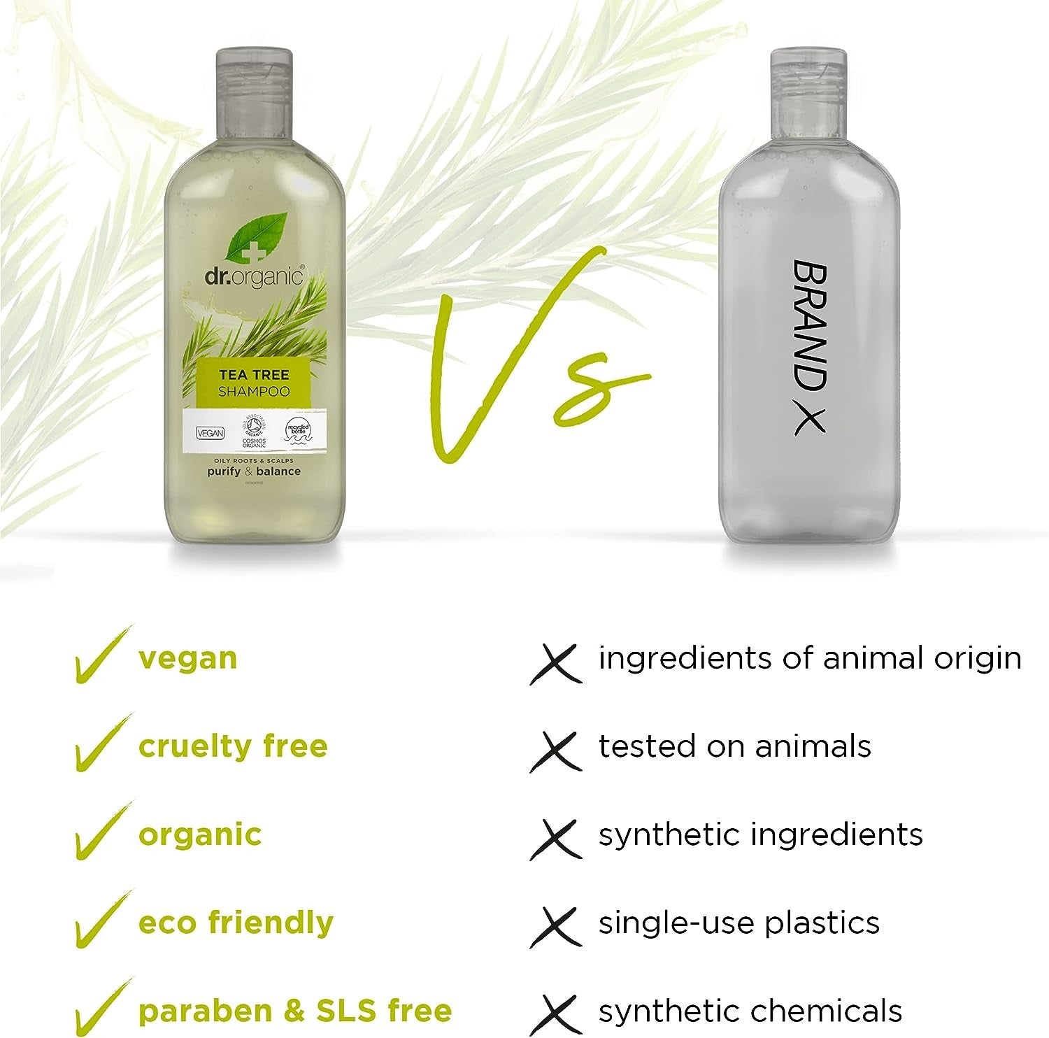 Dr Organic Champú de Árbol de Té 265 ml-8
