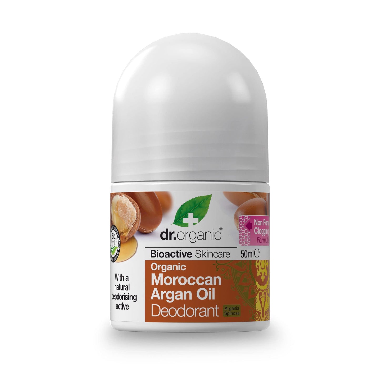 Dr Organic Desodorante de Aceite de Argán 50 ml-1