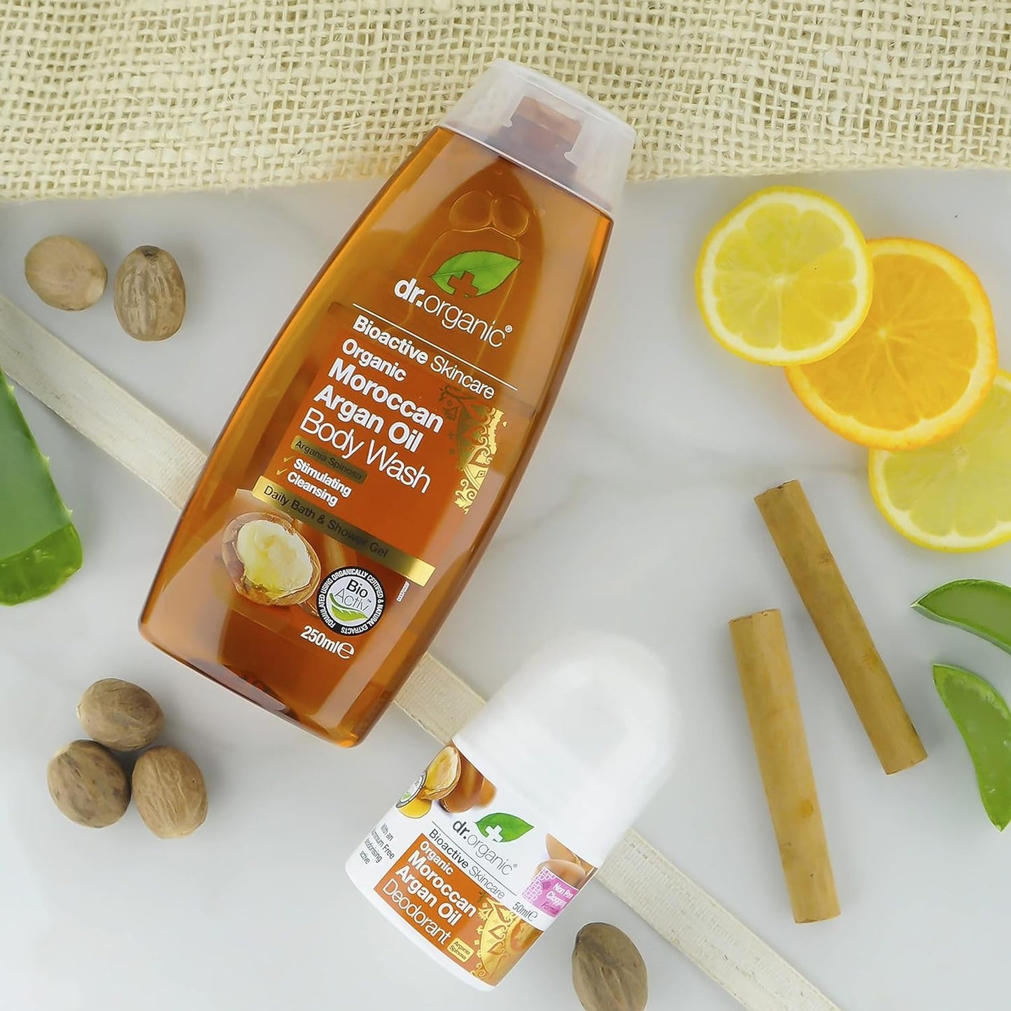 Dr Organic Desodorante de Aceite de Argán 50 ml-6