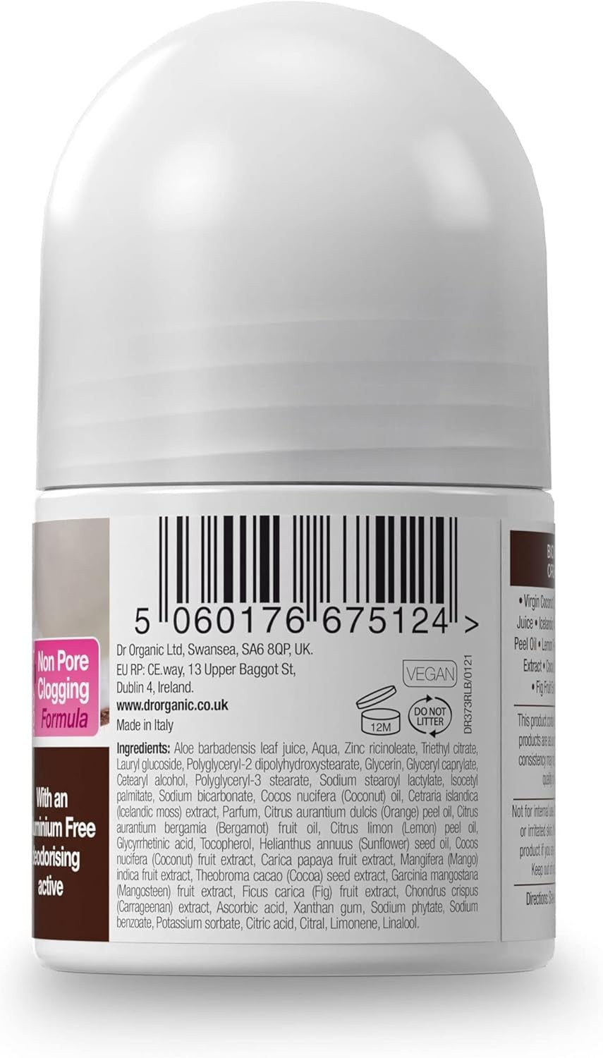 Dr Organic Desodorante de Aceite de Coco 50 ml-2